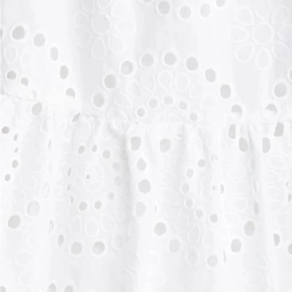 Lilly Pulitzer | Taviana Eyelet Dress - Resort White Circle Bloom Eyelet (4) - Picture 7 of 13